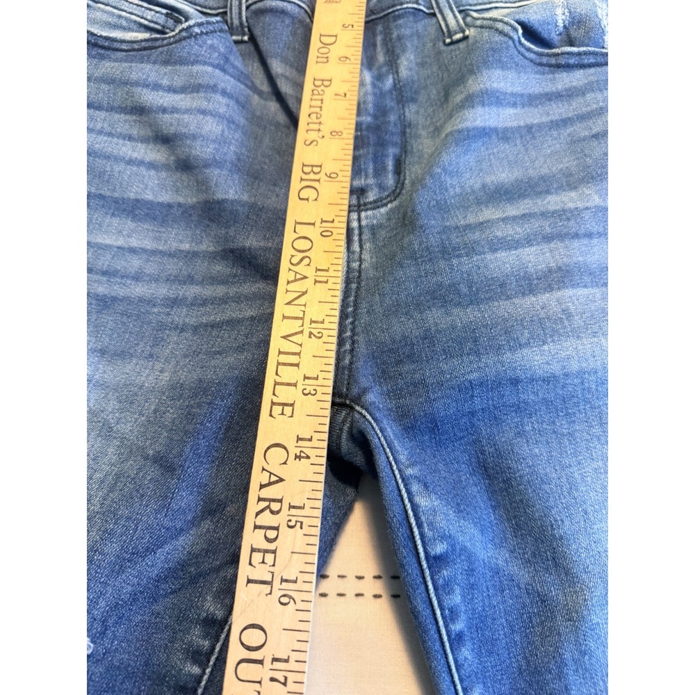 Judy Blue Women Skinny Fit Distressed Jeans Medium Wash High Rise Size 13/31 - Picture 7 of 8